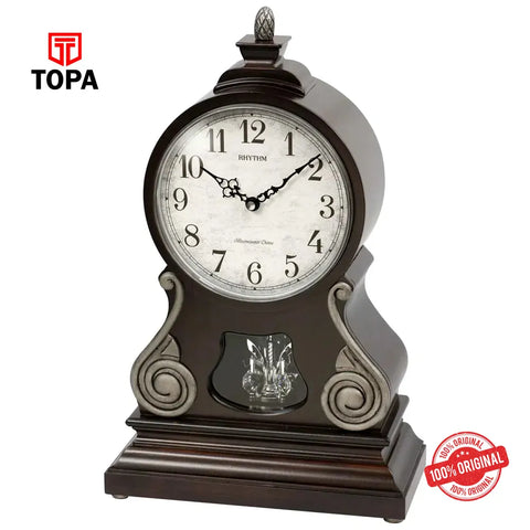 Rhythm CRH223NR06 Pendulum Table Clock - Topa