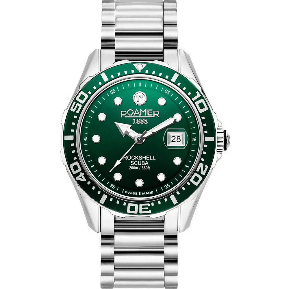 Roamer Rockshell Mark III Scuba 220858 41 75 50 Swiss watch