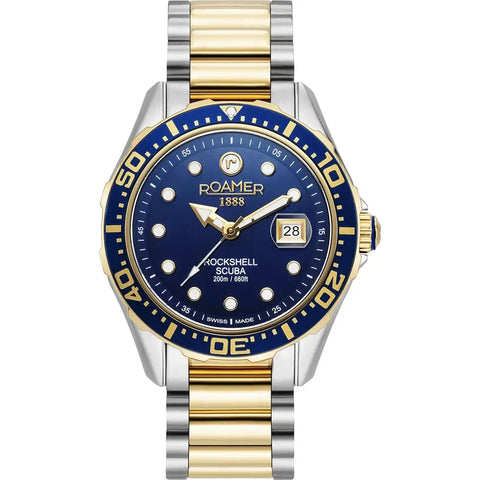 Roamer Rockshell Mark III Scuba 220858 47 45 50 Swiss watch