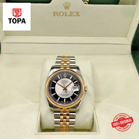 Rolex 116203 Datejust Pre-Owned Metal Band Men Watch - Topa