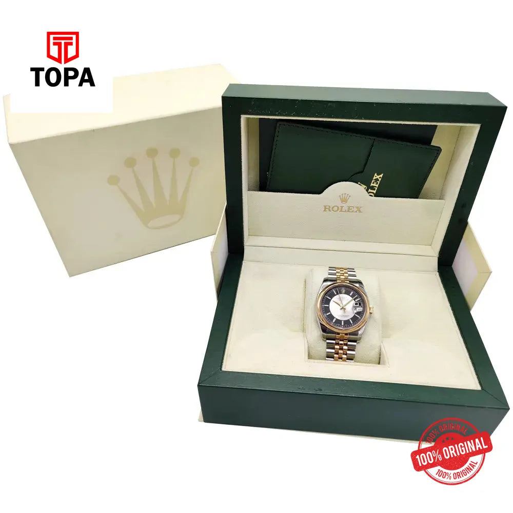 Rolex 116203 Datejust Pre-Owned Metal Band Men Watch - Topa
