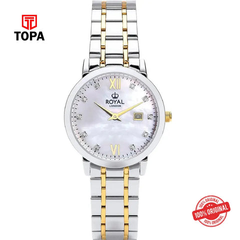 Royal London 21419-06 Metal Band Women Watch - Topa