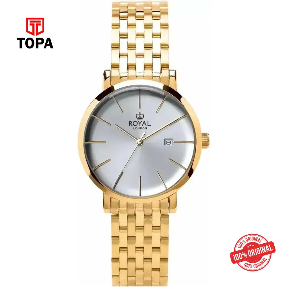 Royal London 21448-03 Metal Band Women Watch - Topa