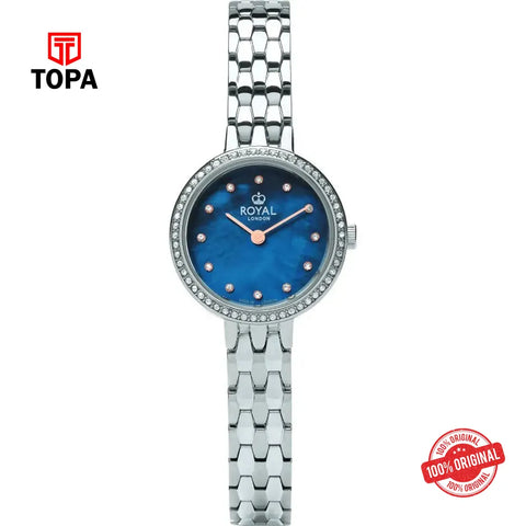 Royal London 21471-02 Metal Band Women Watch - Topa