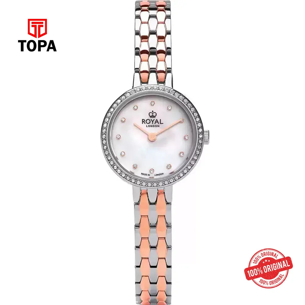 Royal London 21471-04 Metal Band Women Watch - Topa