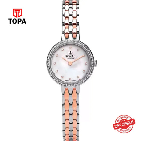 Royal London 21471-04 Metal Band Women Watch - Topa