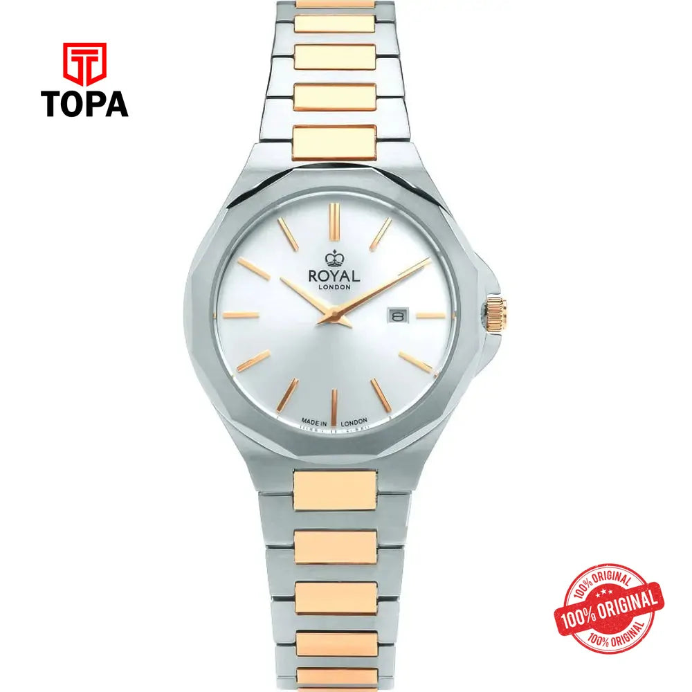 Royal London 21480-03 Metal Band Women Watch - Topa