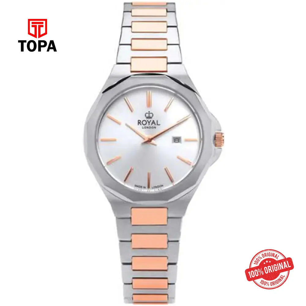 Royal London 21480-04 Metal Band Women Watch - Topa