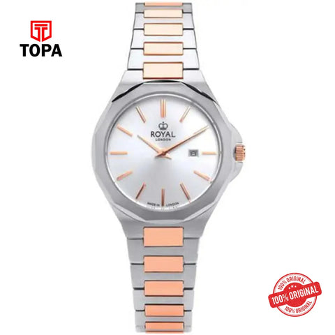 Royal London 21480-04 Metal Band Women Watch - Topa
