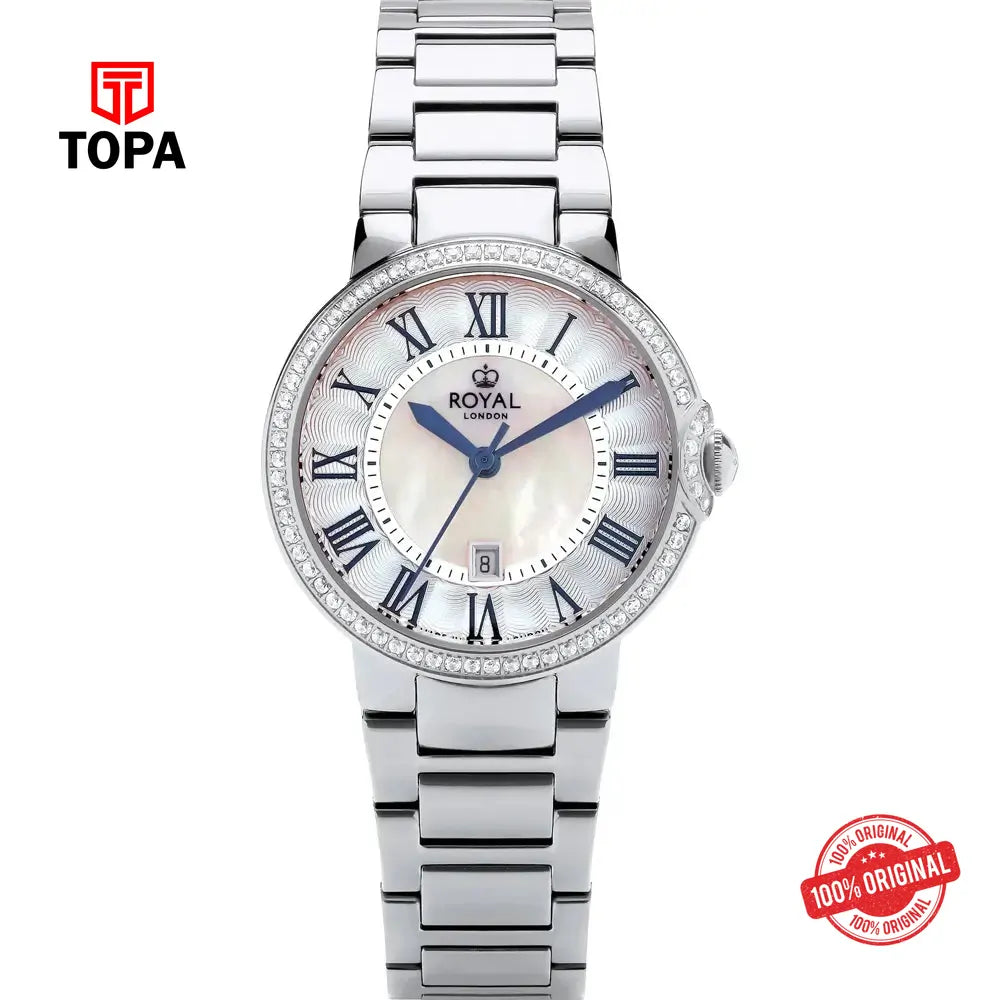 Royal London 21501-01 Metal Band Women Watch - Topa