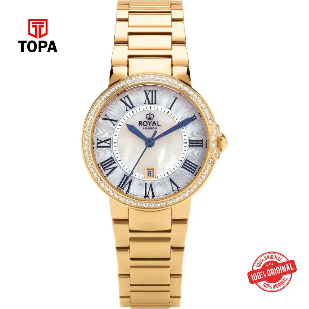 Royal London 21501-03 Metal Band Women Watch - Topa