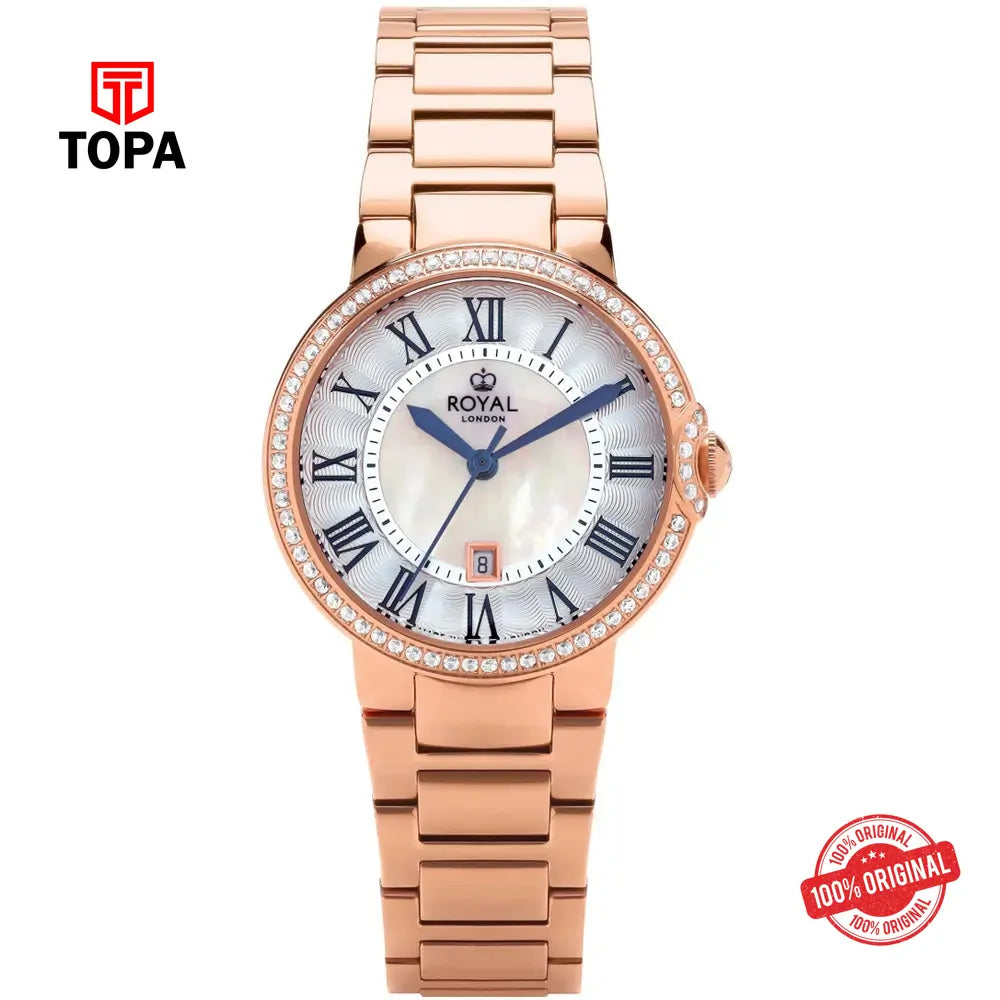 Royal London 21501-04 Metal Band Women Watch - Topa