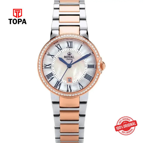 Royal London 21501-06 Metal Band Women Watch - Topa