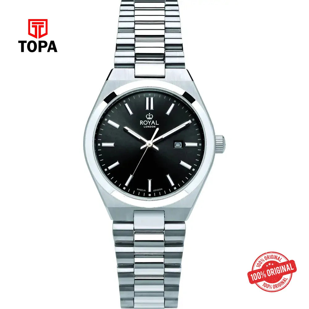 Royal London 21508-01 Metal Band Women Watch - Topa
