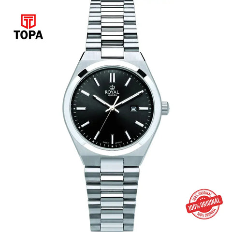 Royal London 21508-01 Metal Band Women Watch - Topa