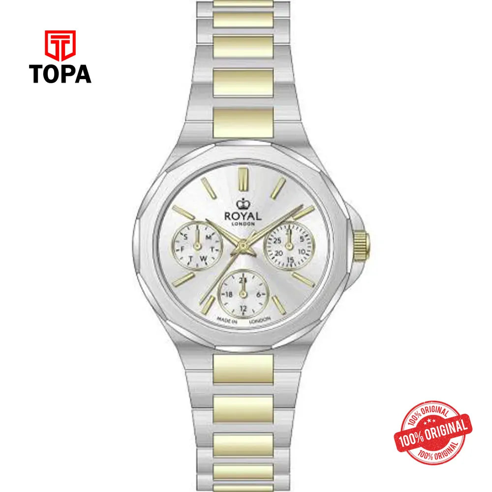 Royal London 21509-02 Metal Band Women Watch - Topa