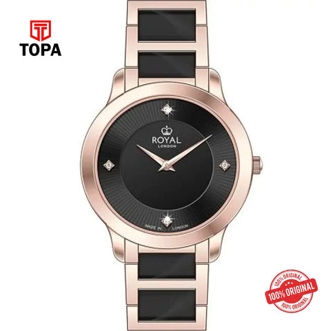 Royal London 21525-04 Metal Band Women Watch - Topa