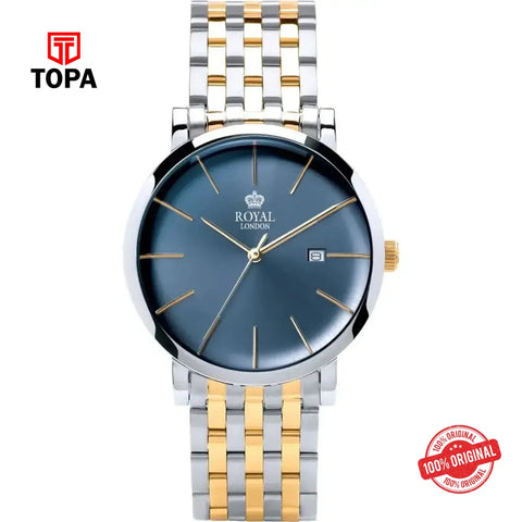 Royal London 41346-04 Metal Band Men Watch - Topa