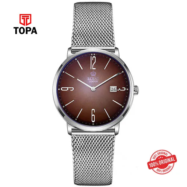 Royal London 41369-13 Mesh Chain Men's Watch - Topa