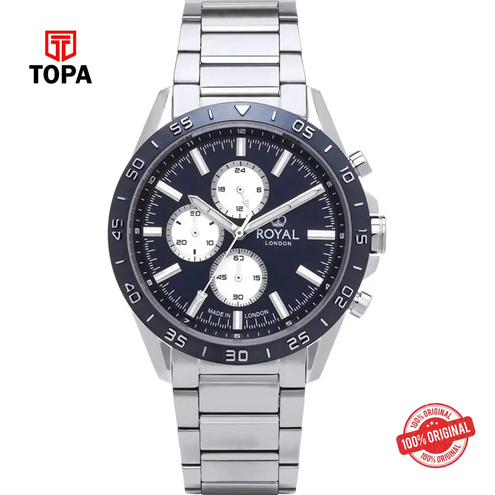 Royal London 41411-06 Metal Band Men Watch - Topa
