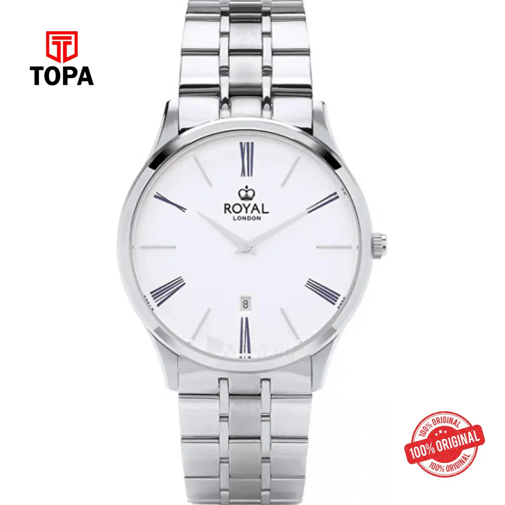Royal London 41426-07 Metal Band Men Watch - Topa