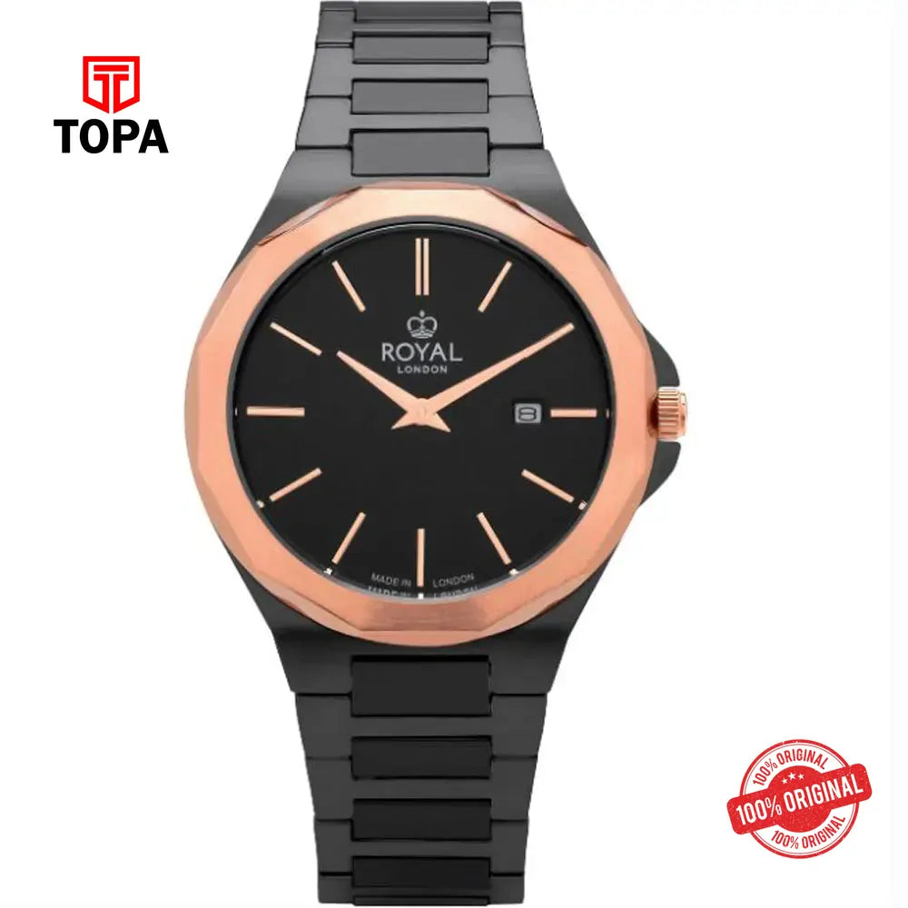 Royal London 41480-05 Metal Band Men Watch - Topa