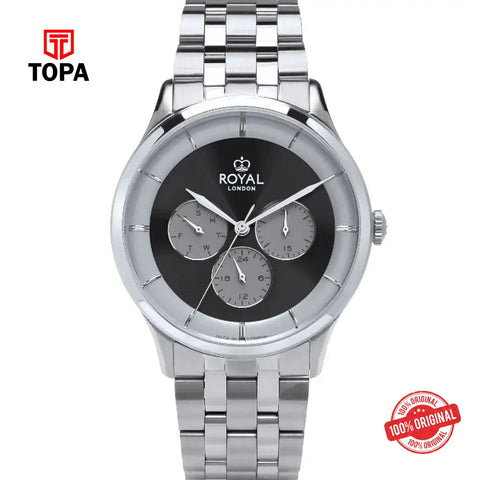 Royal London 41483-05 Metal Band Men Watch - Topa