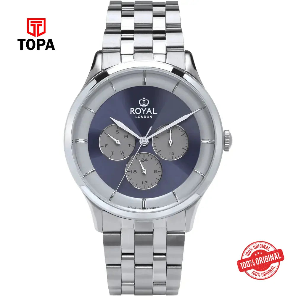 Royal London 41483-06 Metal Band Men Watch - Topa