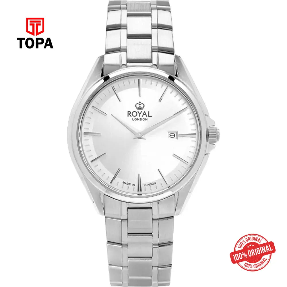 Royal London 41485-02 Metal Band Men Watch - Topa