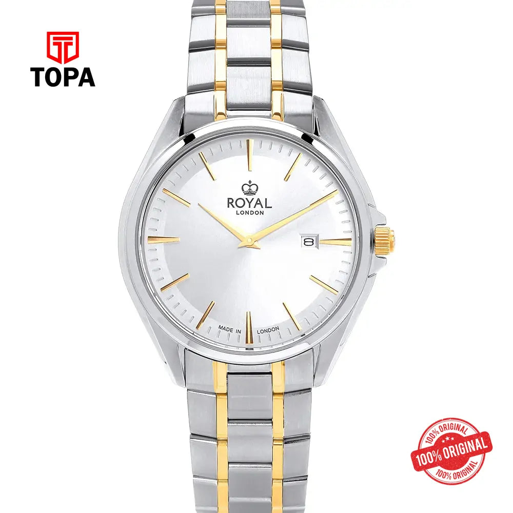 Royal London 41485-04 Metal Band Men Watch - Topa