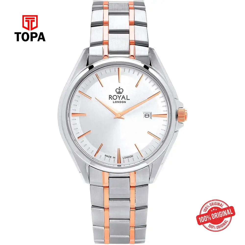 Royal London 41485-05 Metal Band Men Watch - Topa