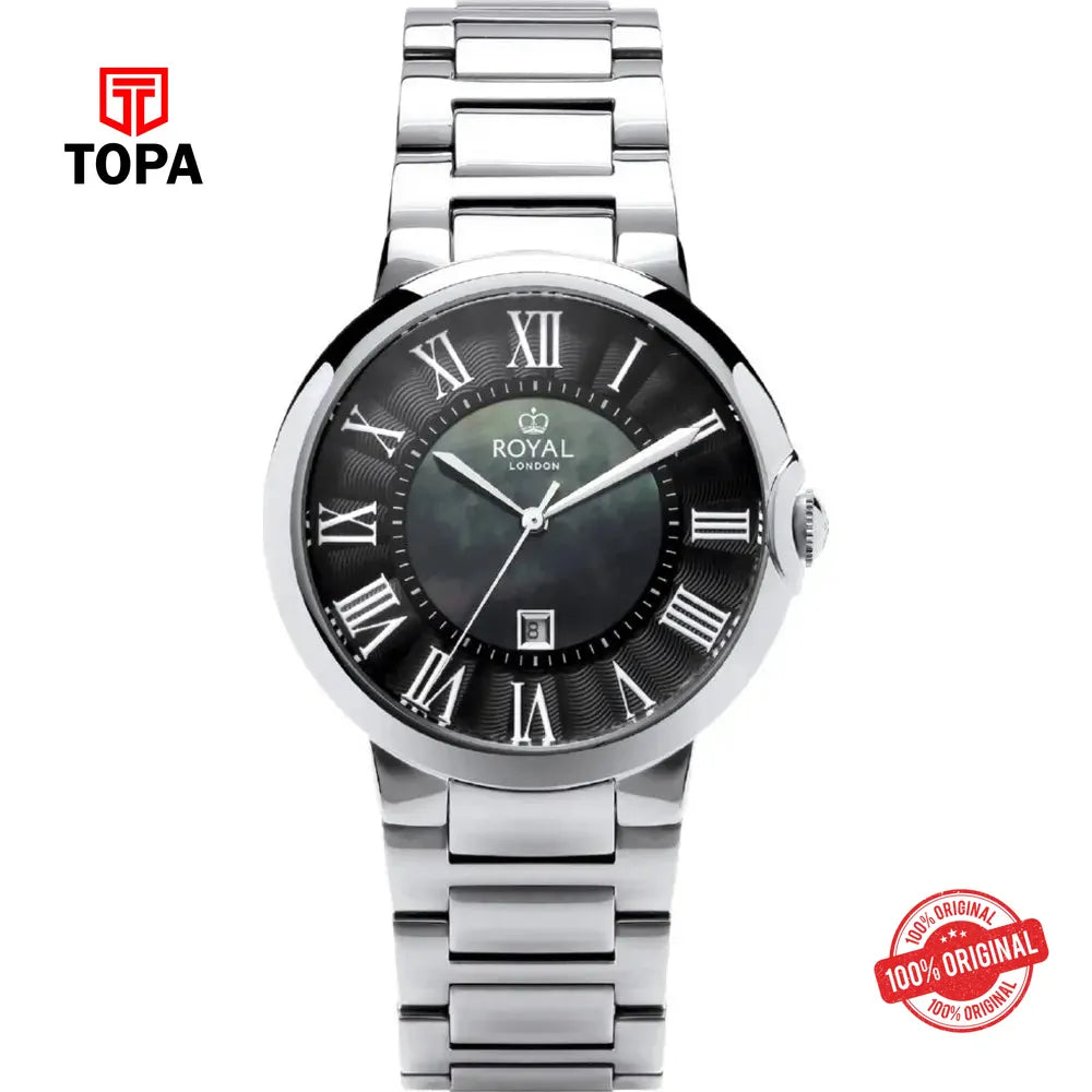 Royal London 41501-02 Metal Band Men Watch - Topa