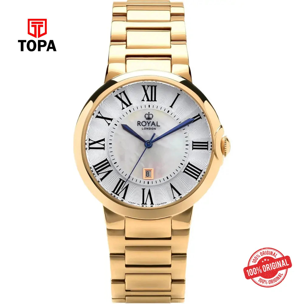Royal London 41501-03 Metal Band Men Watch - Topa