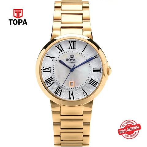Royal London 41501-03 Metal Band Men Watch - Topa
