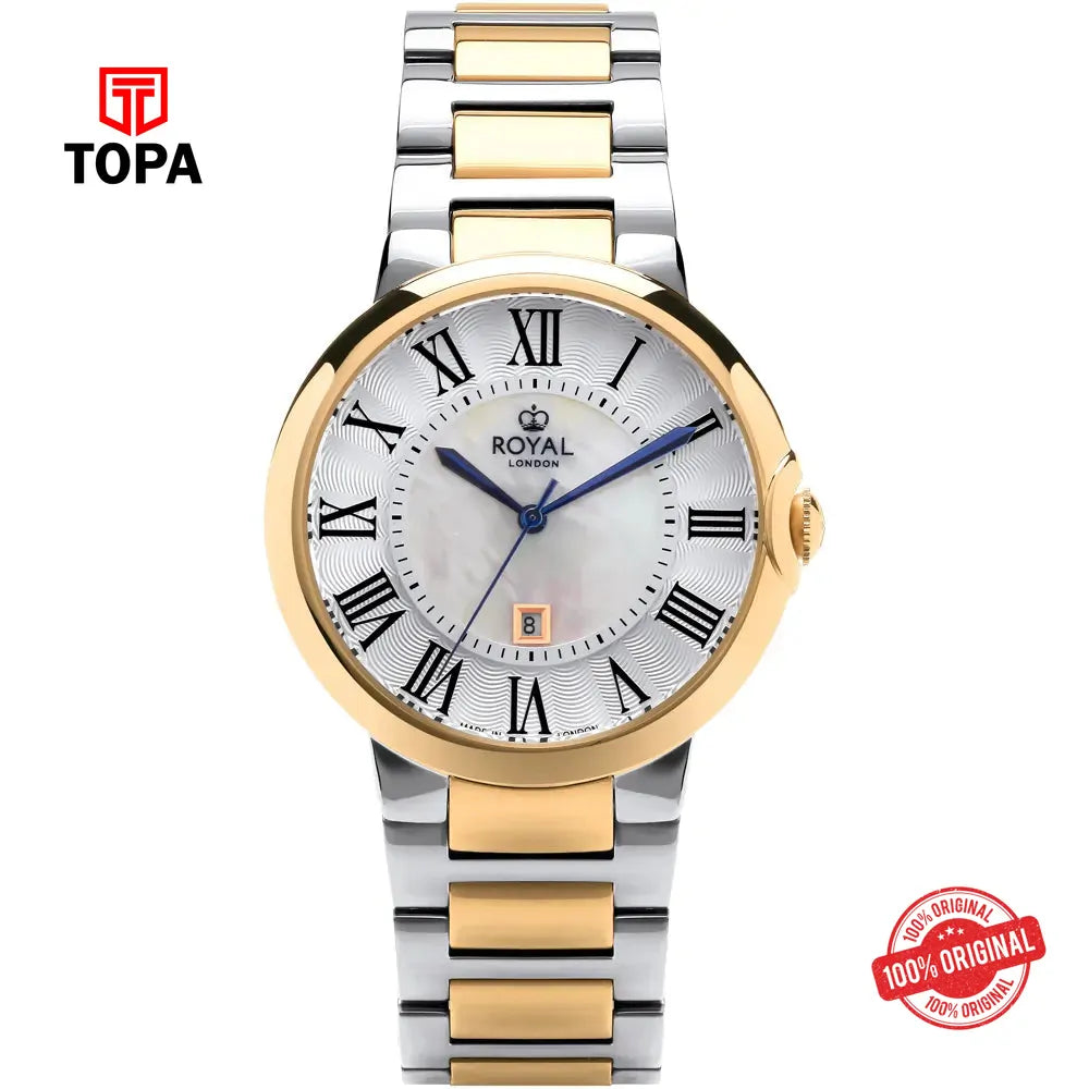 Royal London 41501-05 Metal Band Men Watch - Topa
