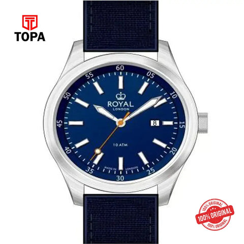 Royal London 41511-02 Nylon Band Men Watch - Topa