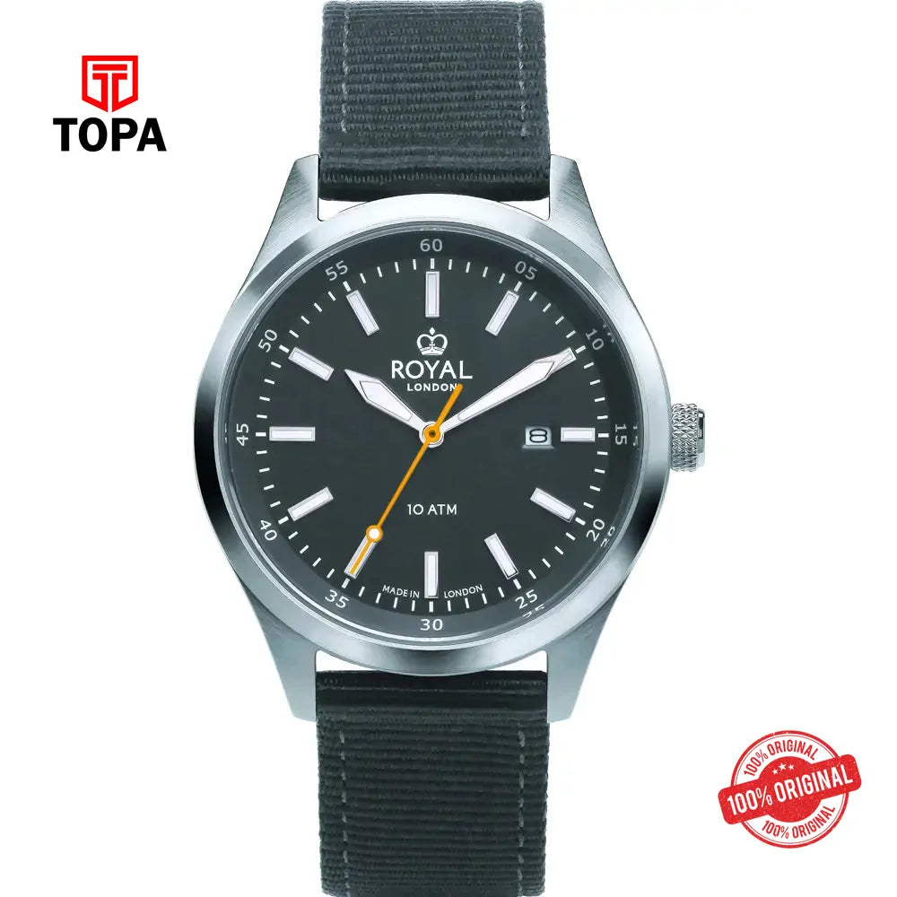 Royal London 41511-03 Nylon Band Men Watch - Topa