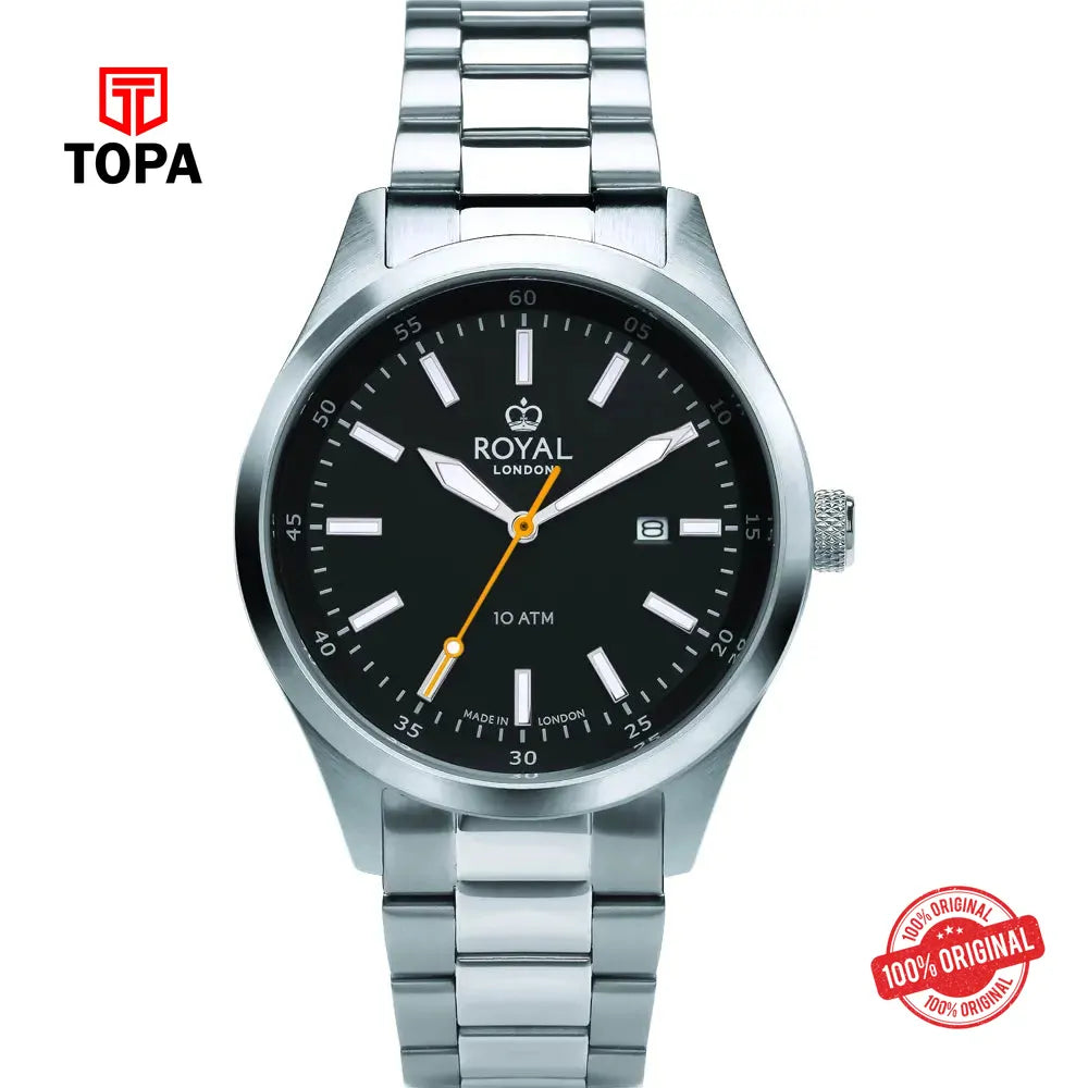 Royal London 41511-06 Metal Band Men Watch - Topa