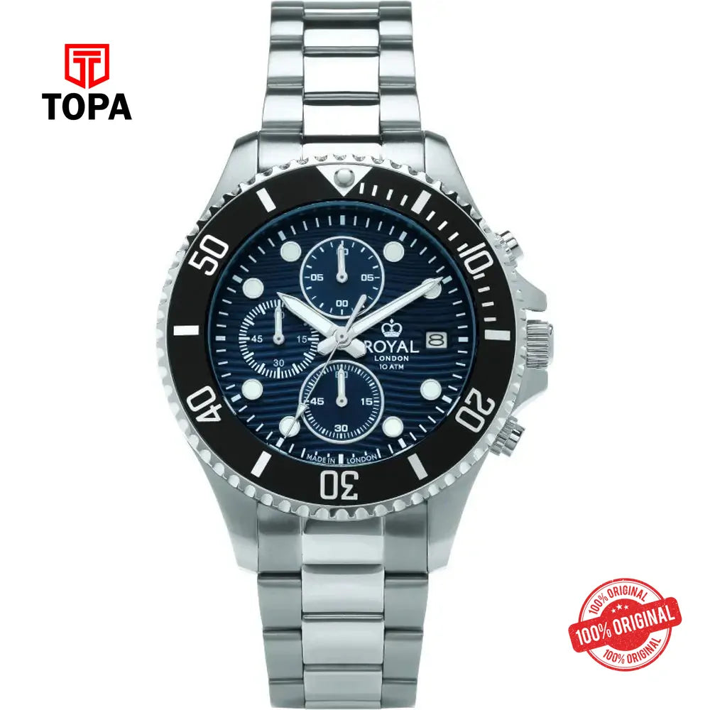 Royal London 41514-06 Metal Band Men Watch - Topa