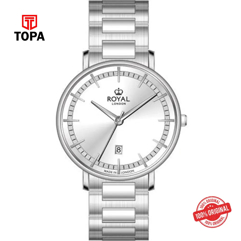 Royal London 41516-05 Metal Band Men Watch - Topa