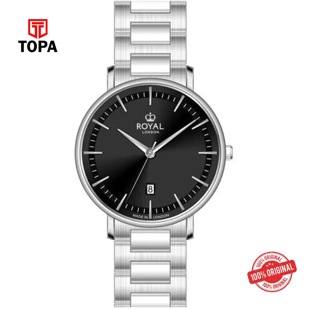 Royal London 41516-06 Metal Band Men Watch - Topa