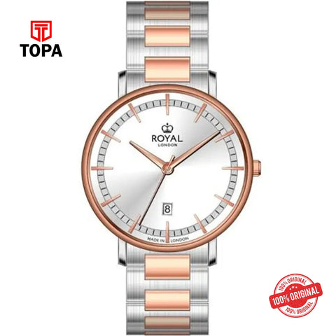 Royal London 41516-09 Metal Band Men Watch - Topa