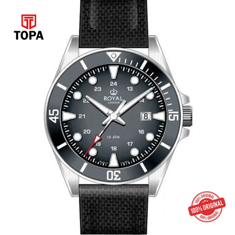 Royal London 41517-02 Fabric Band Men Watch - Topa