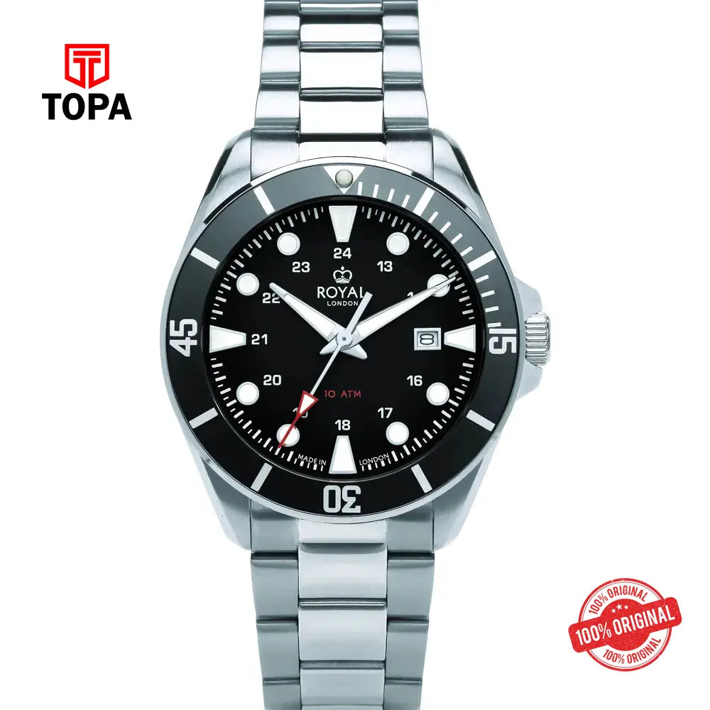 Royal London 41517-06 Metal Band Men Watch - Topa