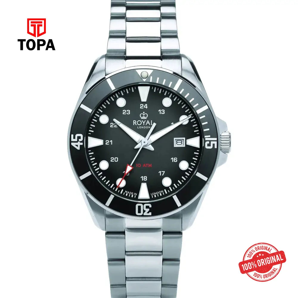 Royal London 41517-08 Metal Band Men Watch - Topa