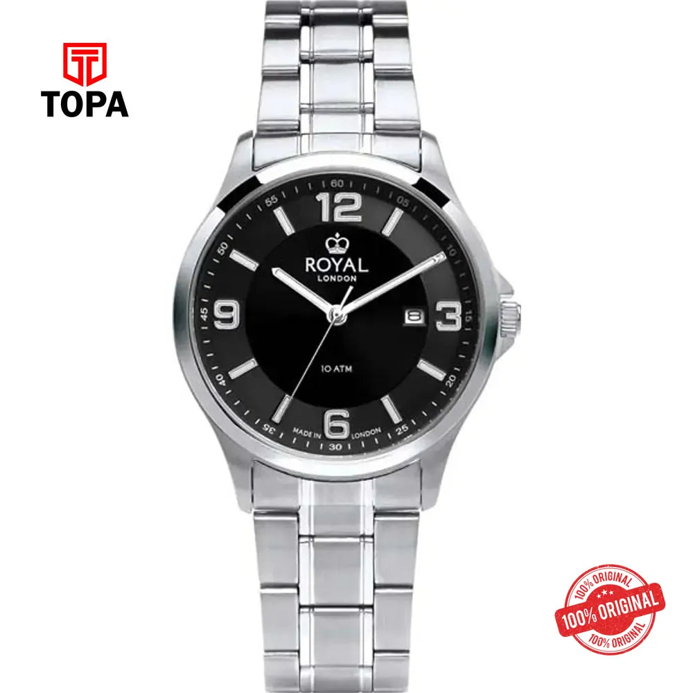 Royal London 41518-03 Metal Band Men Watch - Topa