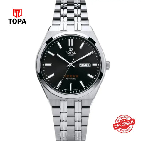 Royal London 41528-01 Metal Band Men Watch - Topa