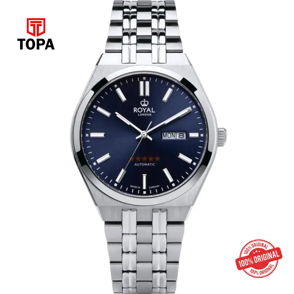 Royal London 41528-02 Metal Band Men Watch - Topa