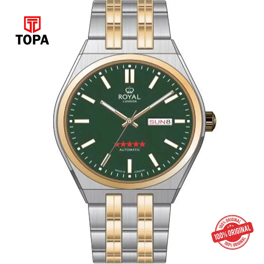 Royal London 41528-09 Metal Band Men Watch - Topa