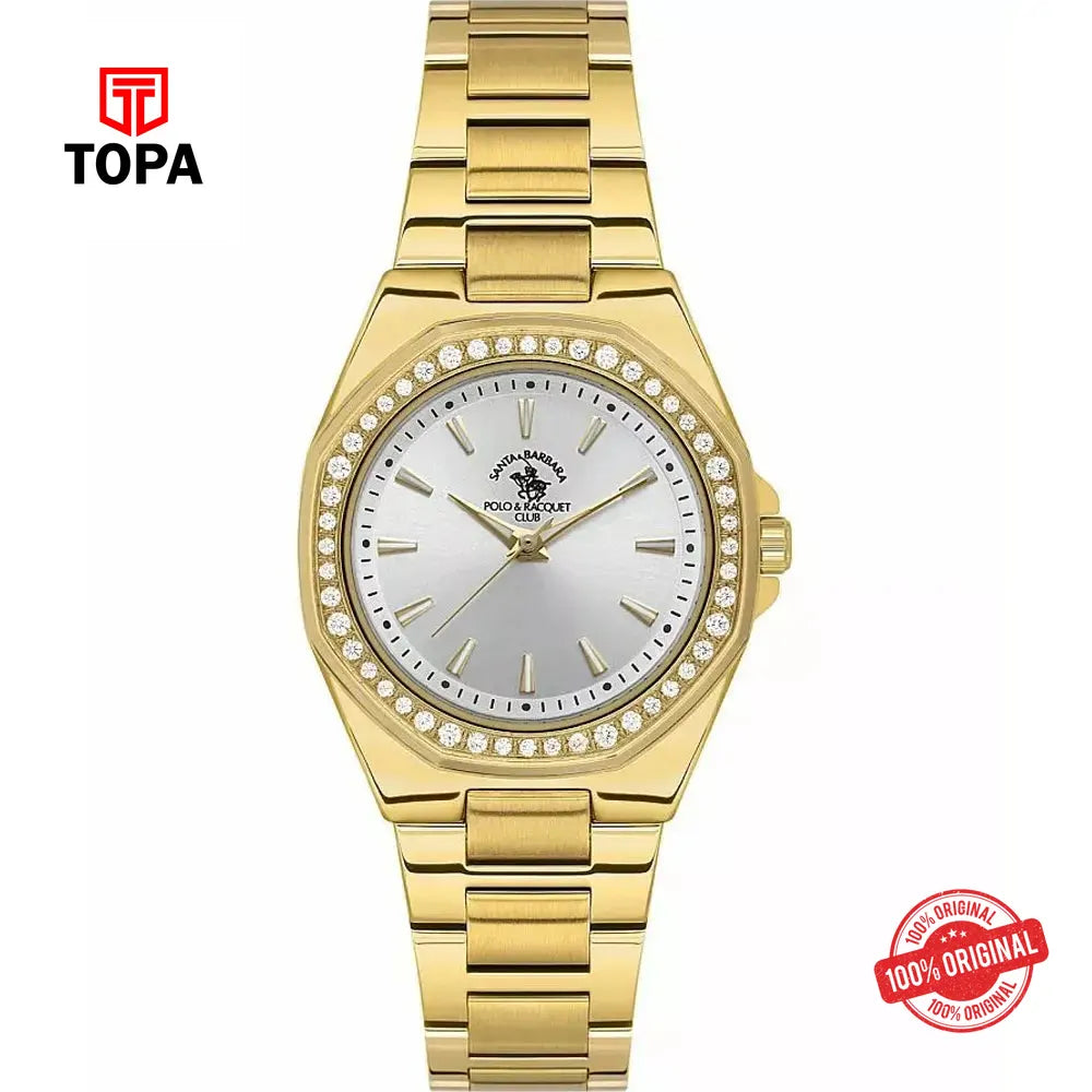 Santa Barbara Polo SB.1.10647-3 Metal Band Women Watch - Topa